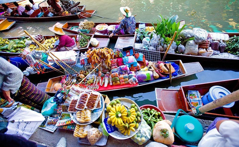 آشنایی با بازار روی آب تایلند