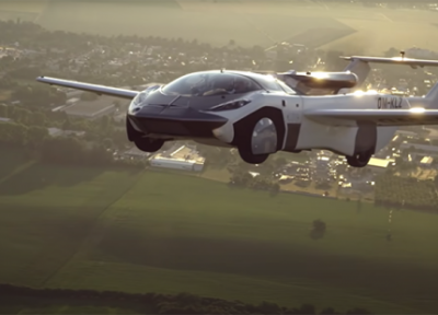 اولین پرواز آزمایشی خودروی پرنده مفهومی با موتور BMW