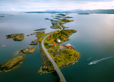 جاده اقیانوس اطلس نروژ ، از زیباترین جاده های دنیا Atlantic Ocean Road