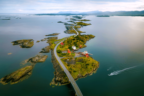 جاده اقیانوس اطلس نروژ ، از زیباترین جاده های دنیا Atlantic Ocean Road