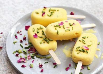 طرز تهیه بستنی زعفرانی در منزل